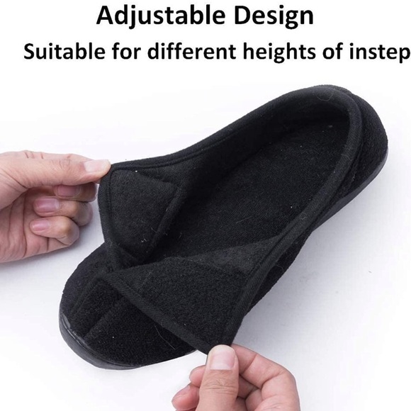 ⭐️NWT Git-up Women Memory Foam Diabetic Slippers With Rubber Sole⭐️ - Picture 2 of 5